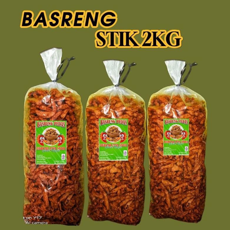 

Camilan Basreng Stik Pedas daun Jeruk paket usaha isi 2kg