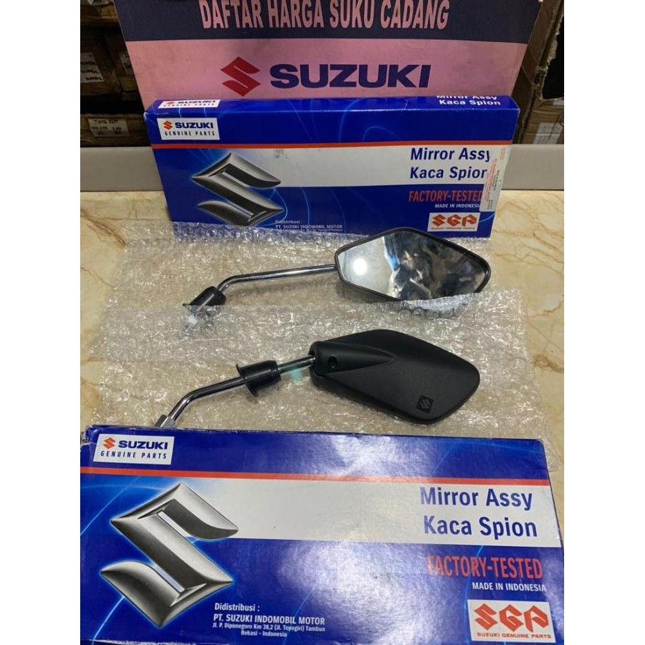 KACA SPION SHOGUN 125 SP ASLI ORI SUZUKI Original