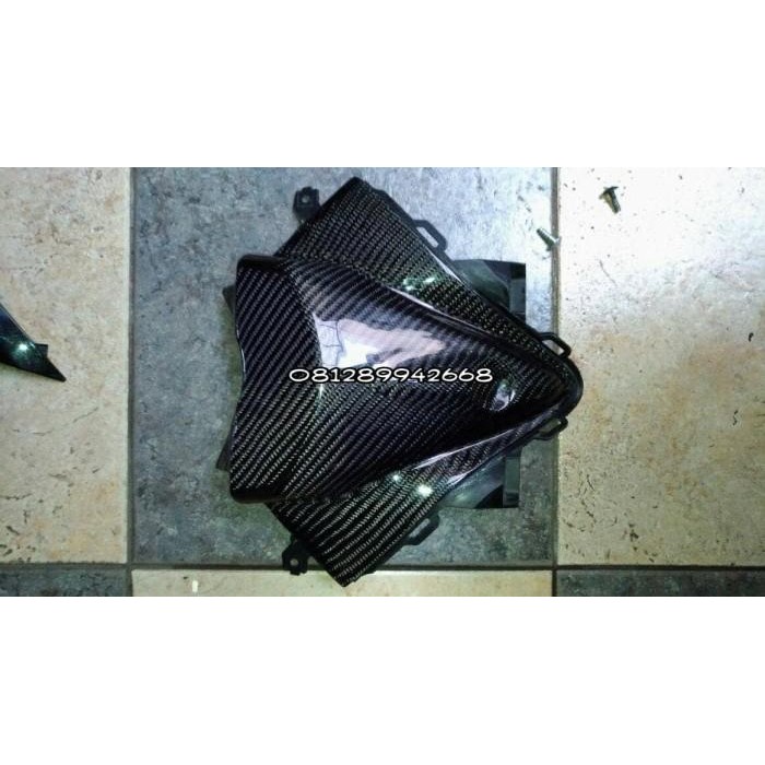 yamaha aerox 155 vva cover tengah dasi carbon kevlar plus part ori Original