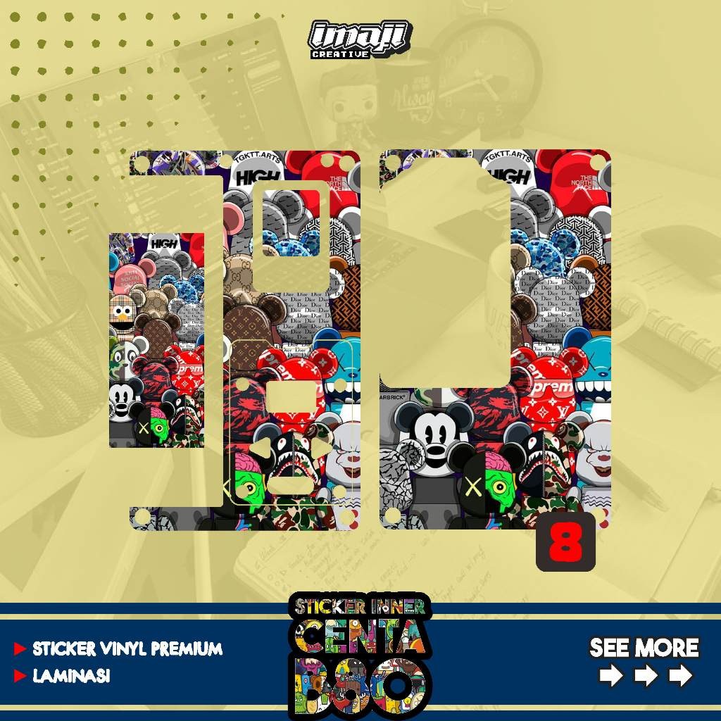 

*PromoTerjangkau* Stiker B80 Imaji Creative Garskin Wrap Premium / X Casing Case COD