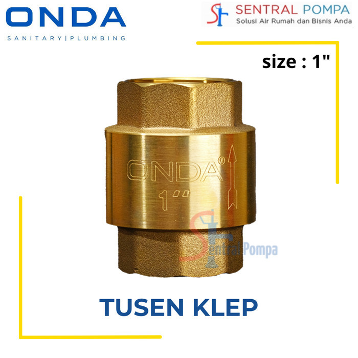 Onda Tusen Klep Kuningan 1 inch