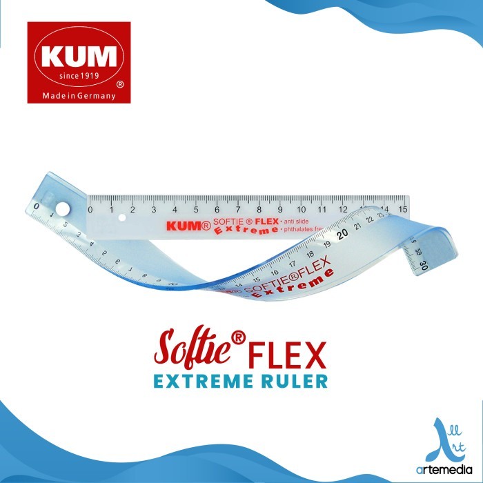 

PROMO! Penggaris Plastik KUM Softie Flex Extreme Ruler Alat Gambar