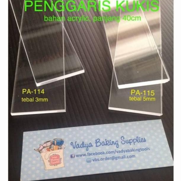 

PROMO! PENGGARIS COOKIES ACRYLIC 5mm (2pcs)