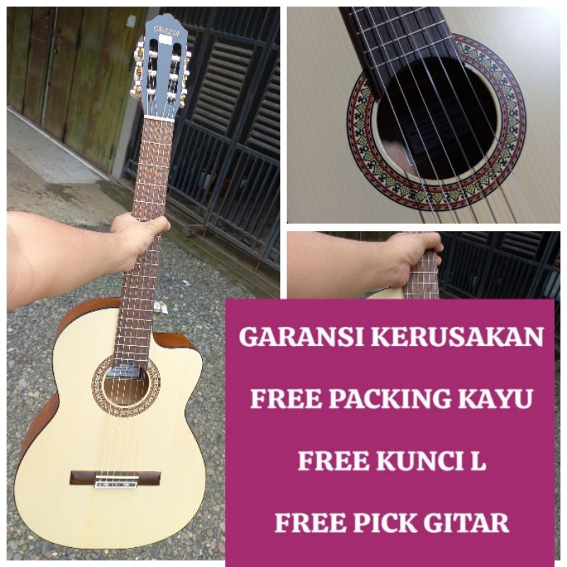 GITAR CLASSIC ORIGINAL GRAZIA MODEL CS 05 NC GITAR KLASIK NYLON