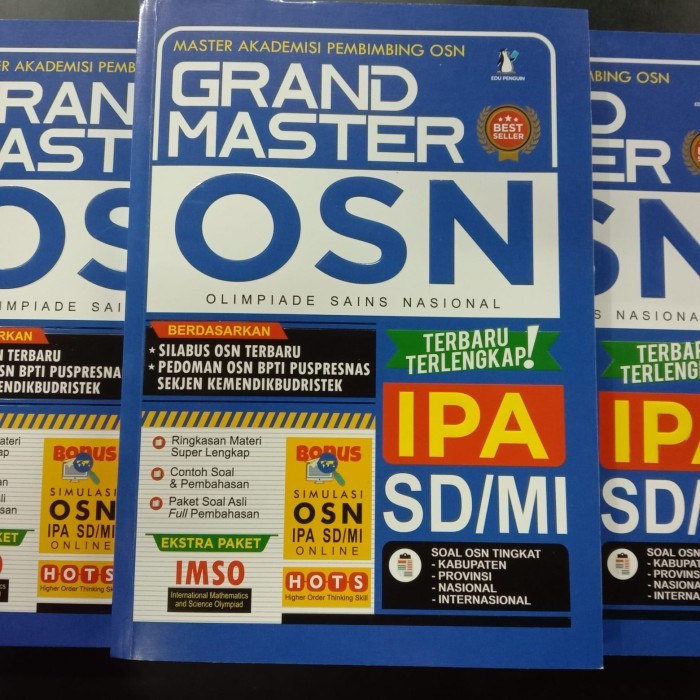

Buku Olimpiade OSN IPA SD / MI Grand Master Terbaru