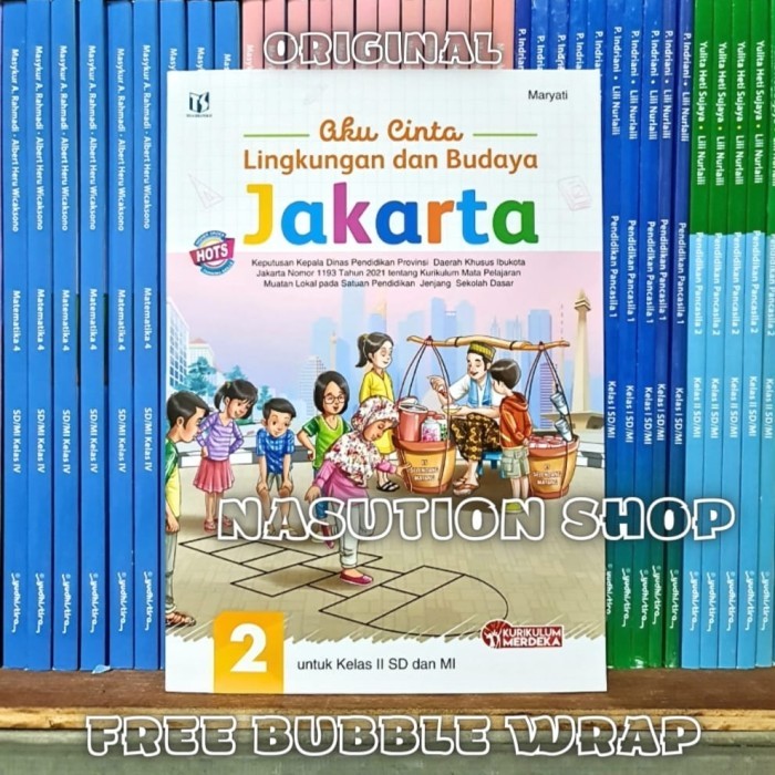 

Buku PLBJ Kelas 2 SD Tiga Serangkai Kur. Merdeka Aku Cinta Jakarta ORI