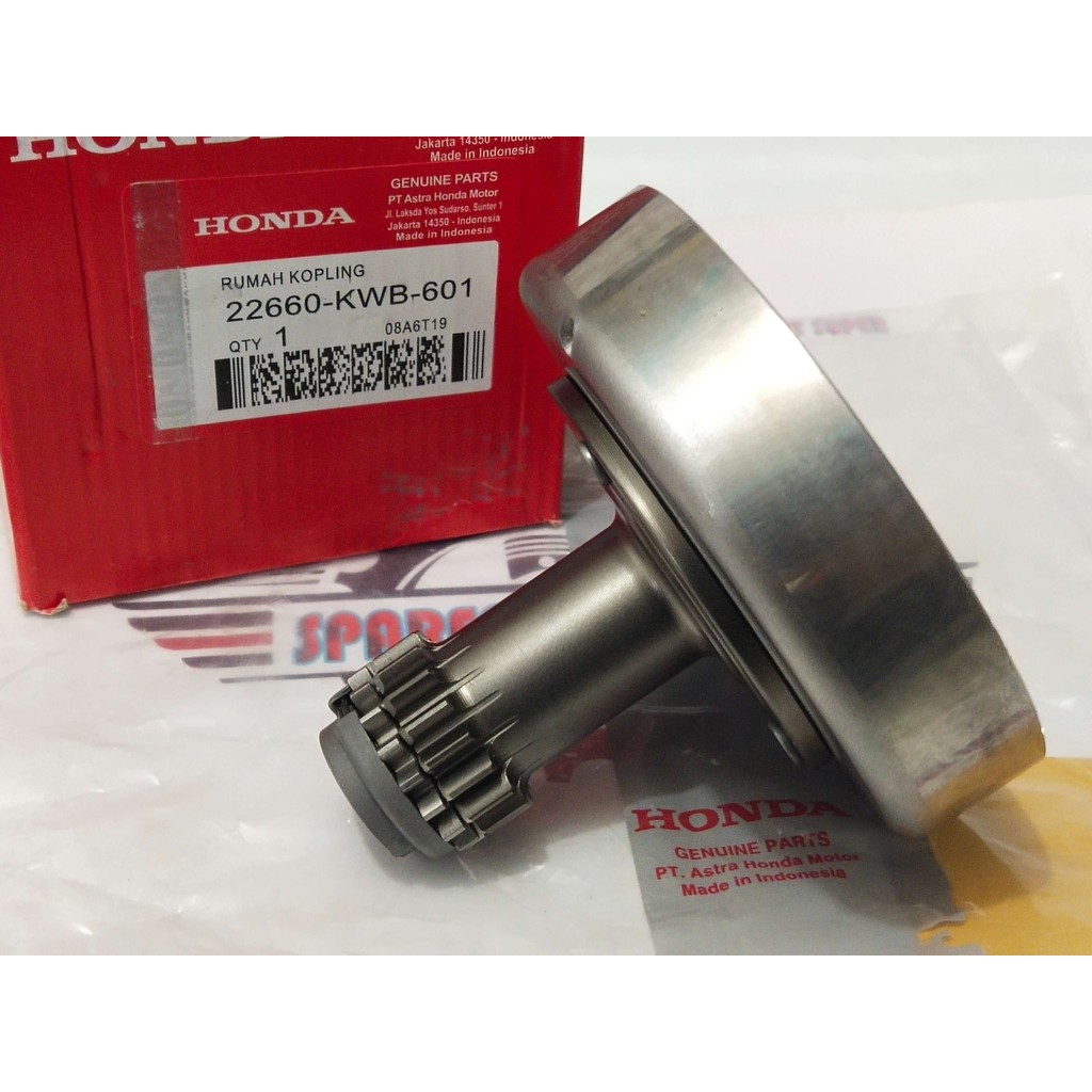 Lonceng Assy Revo Absolute Part KWB, Mangkok Kopling Honda Revo Absolute, Rumah Kopling Revo Abs