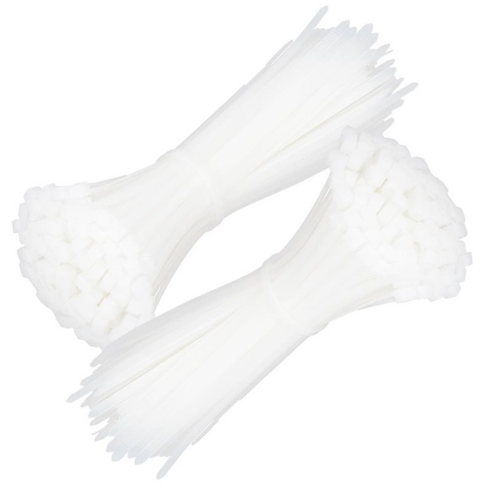 

Kabel Tis Mikata Isi 100 Pcs Cable Ties 100 150 200 250 300mm Tali Nilon Pengikat Kabel Warna Putih