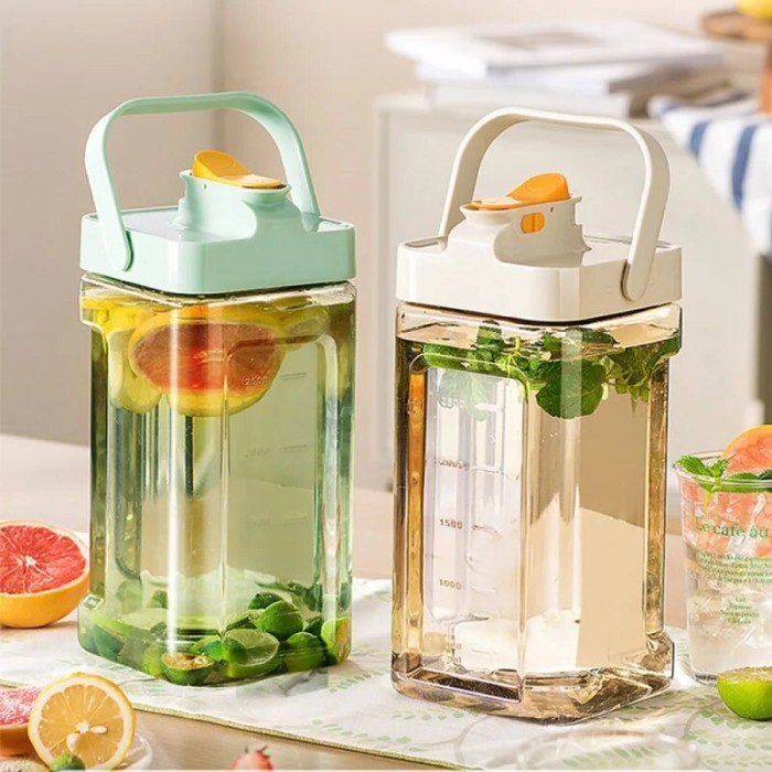 Botol Air Minum Jumbo Water Jug Tumbler Besar Botol Air Kulkas 3.5Ltr