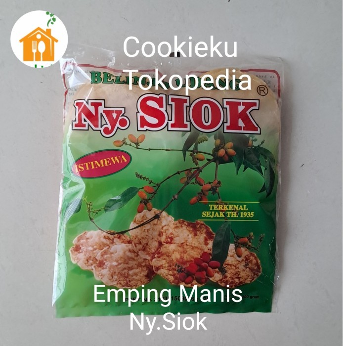 

Belinjo Udang Ny.Siok 200gr Emping Manis blinjo mlinjo