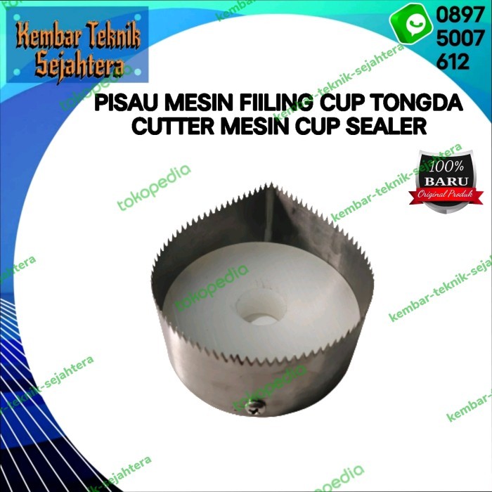 

PISAU mesin FILLING CUP TONGDA / CUTTER mesin CUP SEALER otomatis