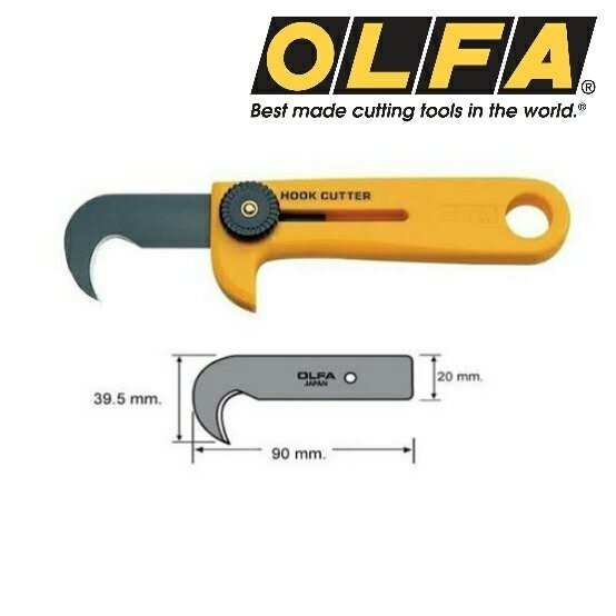 

PROMO! Pisau Sabit Hook Cutter OLFA HOK-1 Heavy Duty
