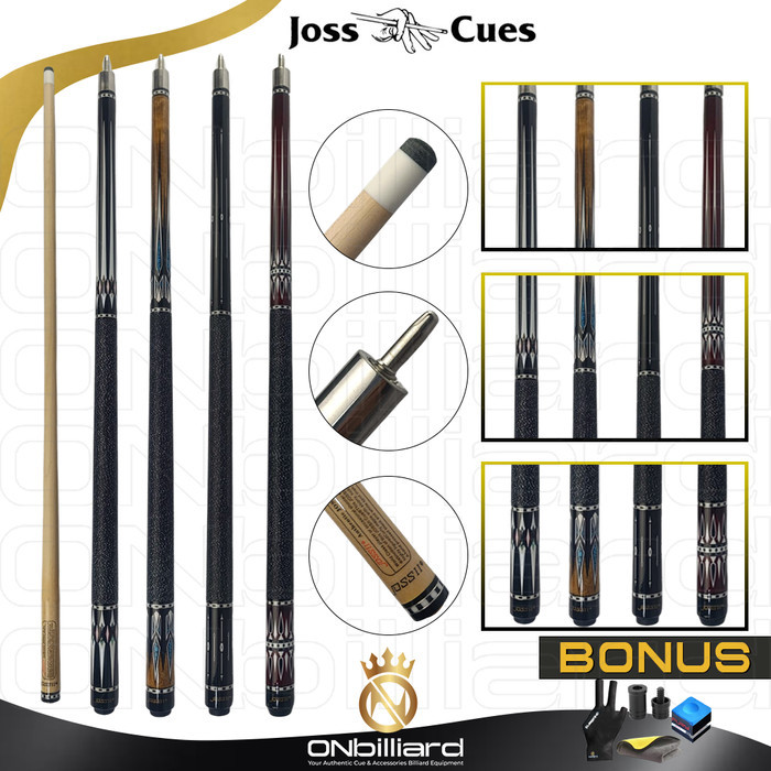 JOSS II Cue Stick Billiard Stick Play Grip Linen 12.5mm JOSS 2 Stik Biliar Billiar Biliard Bilyar