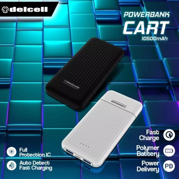 powerbank delcell compact 10500 mah original garansi Terlaris