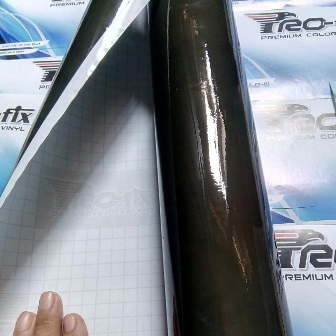 stiker scotlite hitam transparan 1 roll 15meter sticker skotlet motor