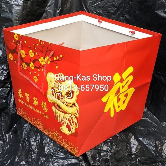 

Paperbag IMLEK Merah XL Karton Laminating doff