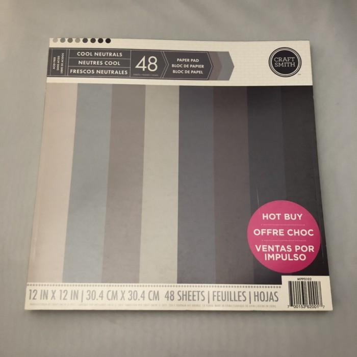 

BISA GOSEND!!!!! Cardstock 12x12 Cool Neutrals 48 sheets