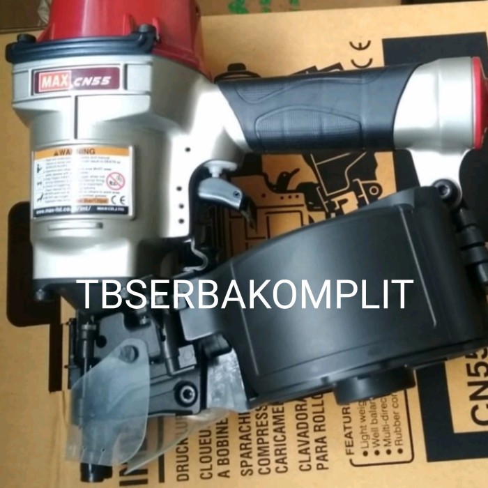 

MAX CN55 Jepang Coil Nailer Gun Alat Tembak Paku Pallet CN-55 Japan