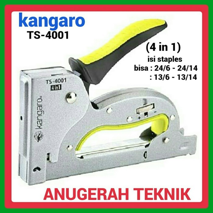 

Stapler Tembak Kangaro TS-4001, Gun Tecker Kangaro TS 4001 / Kekrekan
