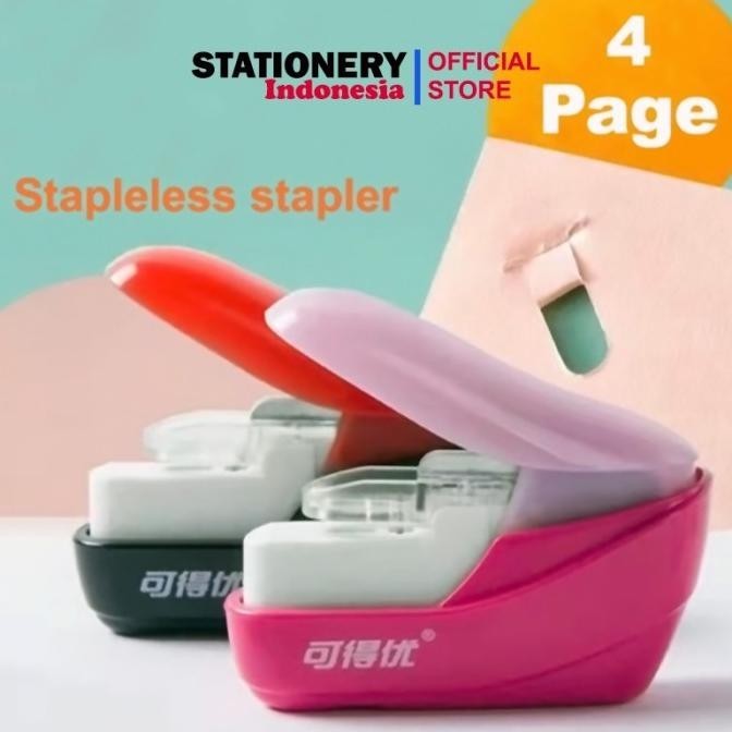 

New Magic Stapler / Stapless /Stapler Unik Tanpa Isi - KW TRIO 5399