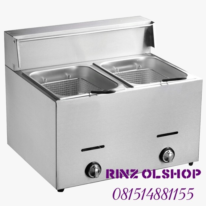 CROWN HORECA GAS DEEP FRYER SC-72 /PENGGORENGAN GAS / KENTANG / MURAH