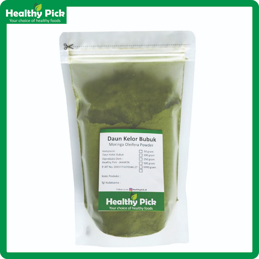 

Ground Moringa / Daun Kelor Bubuk 250gr L1R2