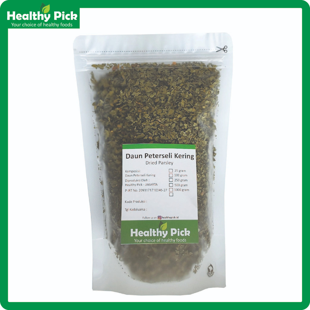 

Dried Parsley / Daun Peterseli / Peterseli Kering 250gr I3B52