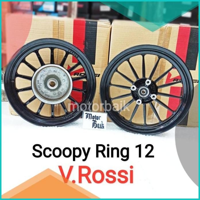 Velg Racing VRossi galaxy model Daytona New Scoopy Fi 2017 Ring 12 07D