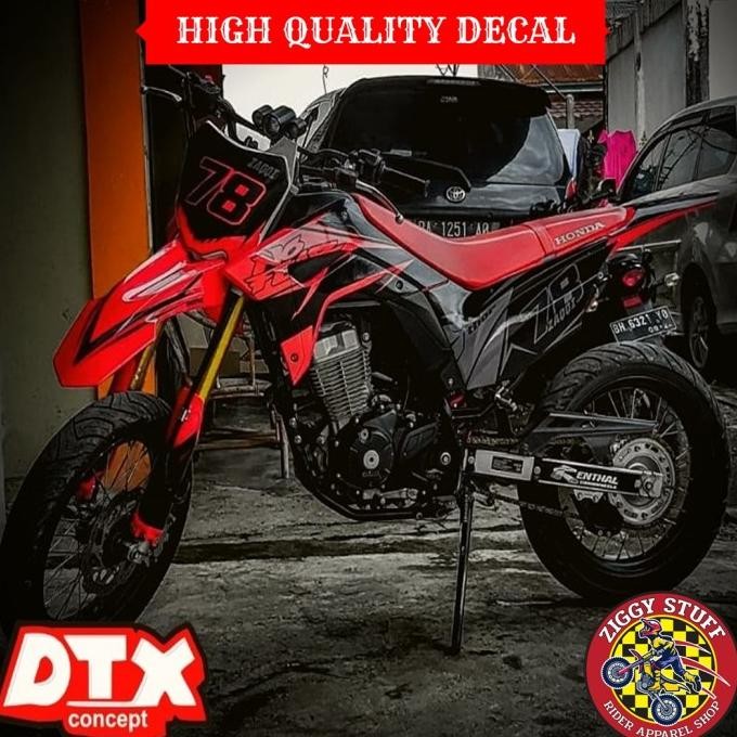 Stiker motor crf motor trail decal crf 150 l sticker motor CRF150-055