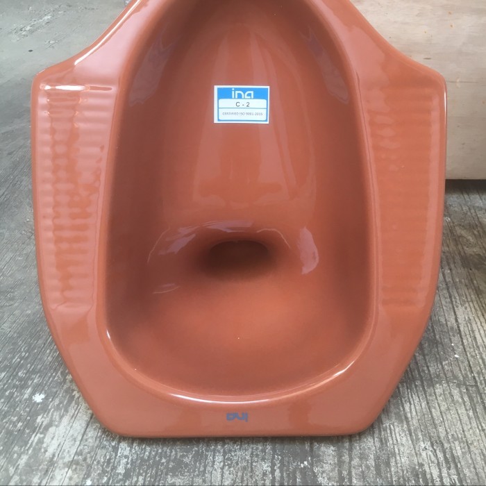 Closet jongkok ina kloset putih cream ivory biru abu grey salmon coklat maroon merah pink hijau