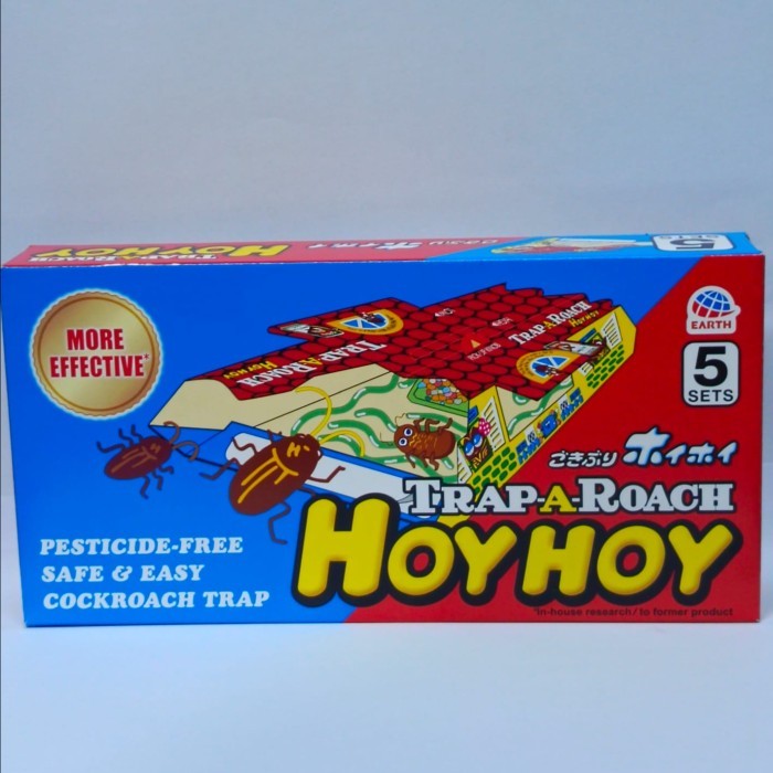 Hoy Hoy Perangkap Kecoa Cicak Hoyhoy Jepang Asli Higienis Praktis Ampuh