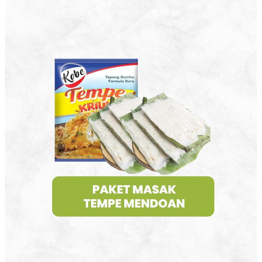 

Bundle Paket Masak Tempe Mendoan 1 pack