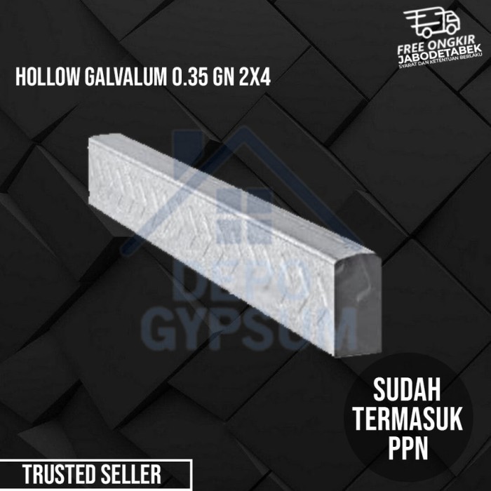 Besi Hollow 2x4 Besi Hollow Galvalum 0,35mm 2x4 Hollow Galvalum 0.35mm 2x4 Rangka Hollow Hollo Holo