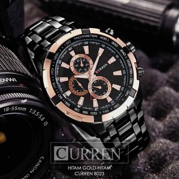 Jam Tangan Pria / Curren 8023 Chronograph tidak aktif / Curren Ori Terlaris