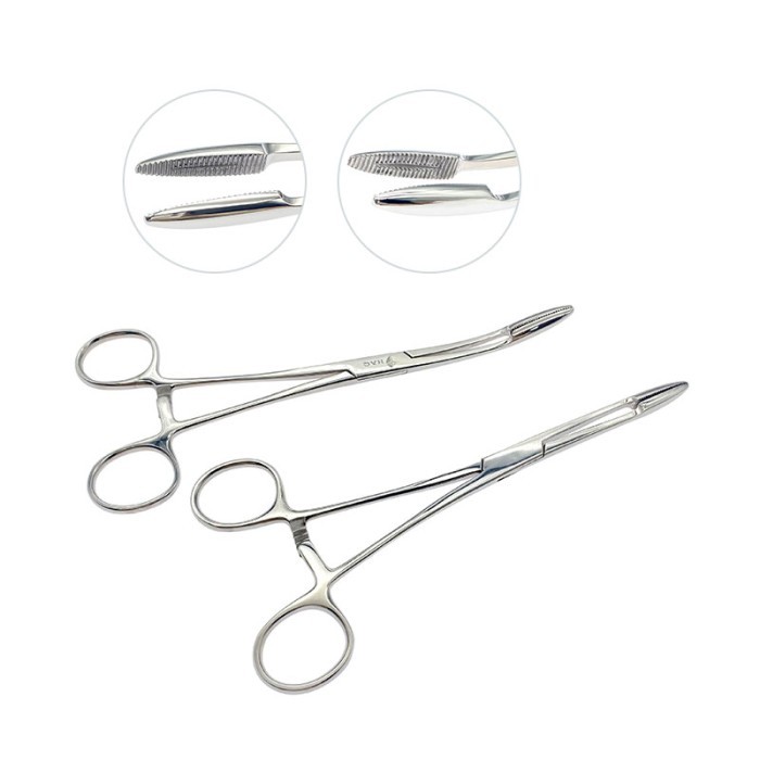 Dressing Forceps Stainless Steel Straight Curved Surgical Instruments Brand New