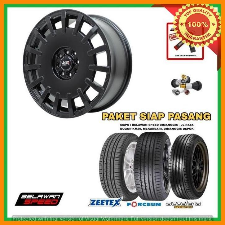 (BELAW) PAKET VELG PLUS BAN RING 17 MOBILIO YARIS HONDA CITY HSR RALLY R17