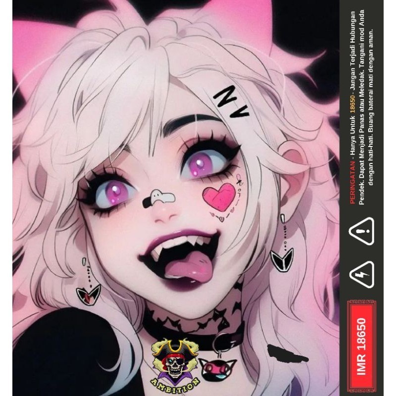 

*PromoTerjangkau* Ambitionstore Stiker Wrap Baterai 18650 Ambition V8 Series Pelindung Dan Penghias Untuk Segala Merek 57 Garskin Wrap Stiker Premium / X Casing Case COD