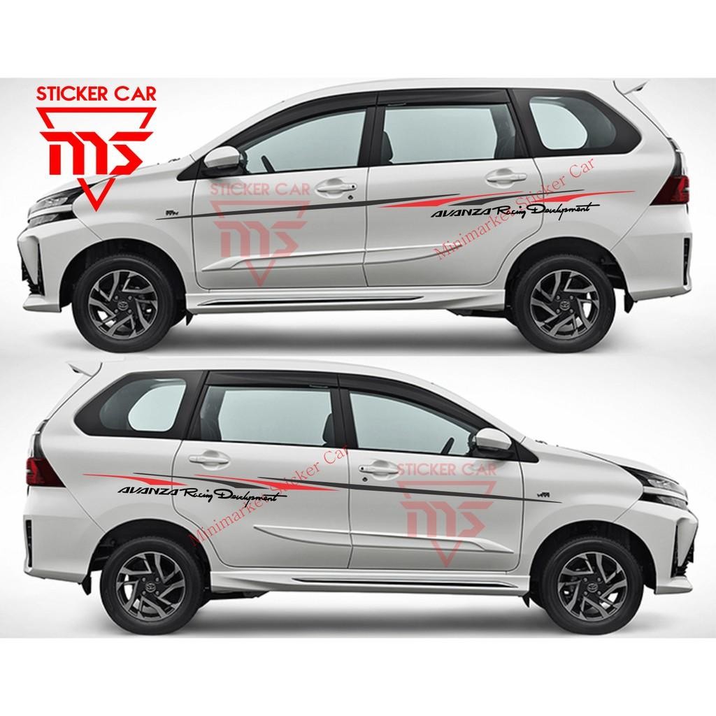 Hot Promo Stiker Avanza Racing Development Sticker Mobil Toyota Avanza Lama New Veloz Universal