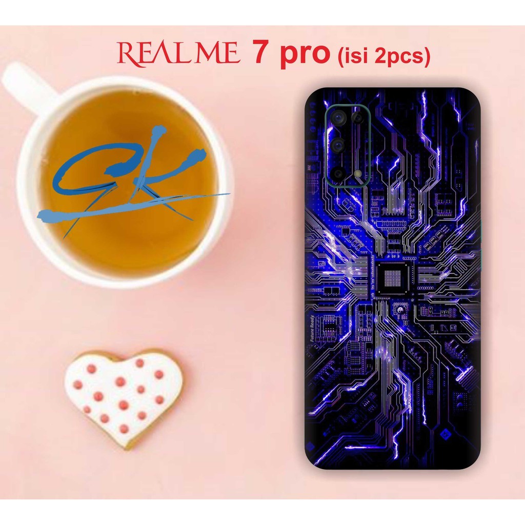 

*PromoTerjangkau* Realme 7 Pro Garskin Wrap Stiker Premium / X Casing Case COD