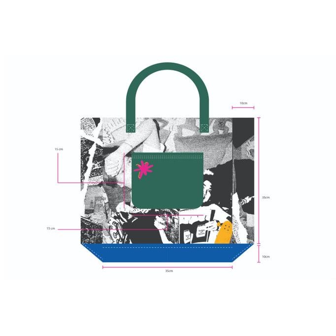 Grosir Vindes Store - Totebag - Iqbaal S2 - Kolase Iqbaal Totebag