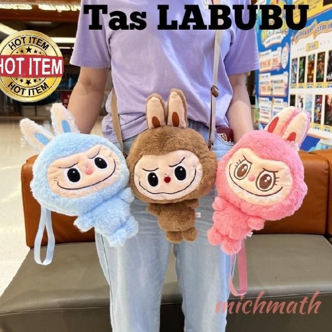 Sale Tas Selempang Labubu Sling Bag Mainan Anak Viral Toys Dari Bangkok Boneka Toy Bola Sandal Sepat