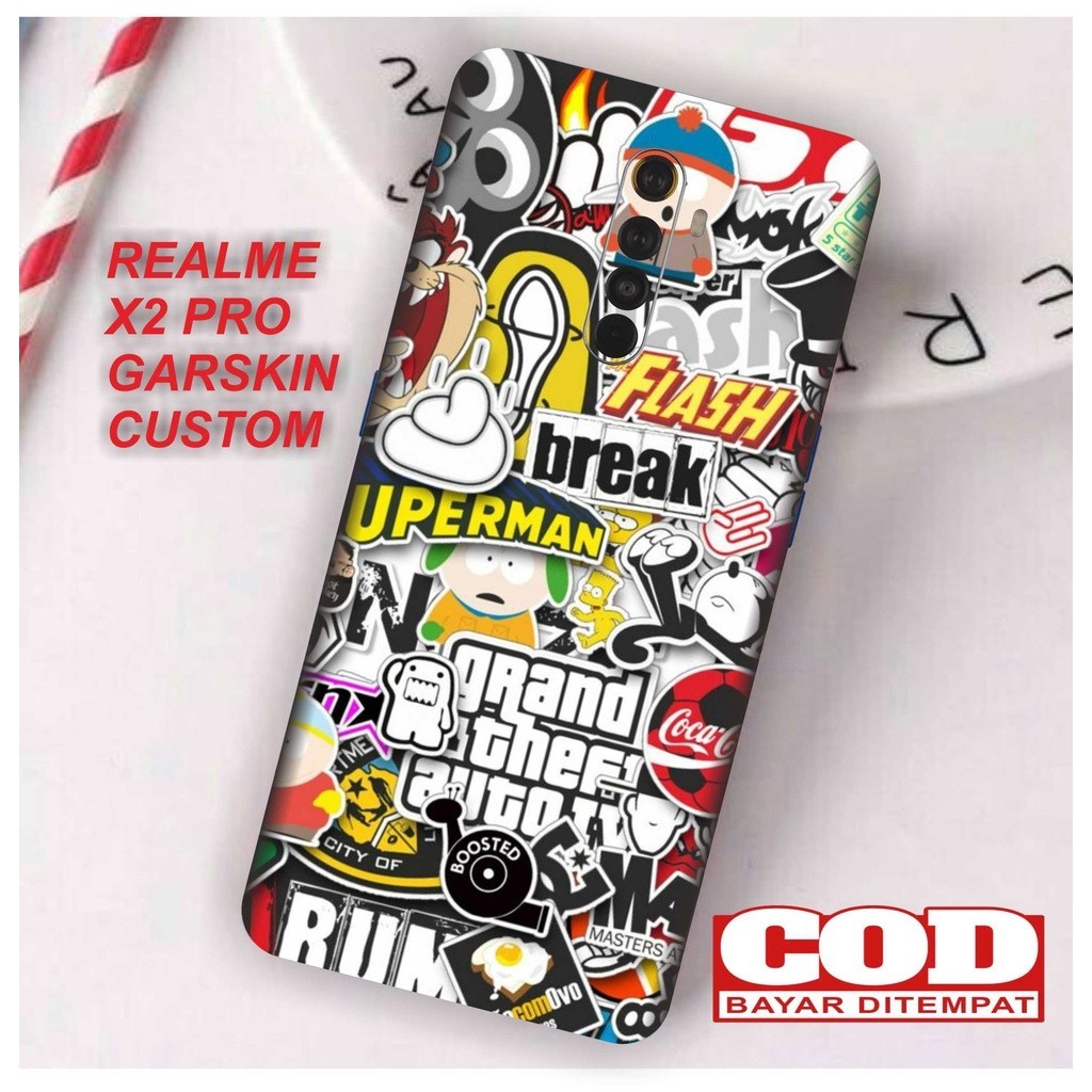 

*PromoTerjangkau* Realme X2 Pro Garskin Wrap Stiker Premium / X Casing Case COD