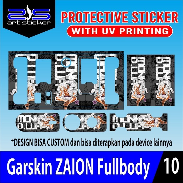 

*PromoTerjangkau* Zaion Pink Monster Uv Printing Garskin Wrap Stiker Premium / X Casing Case COD