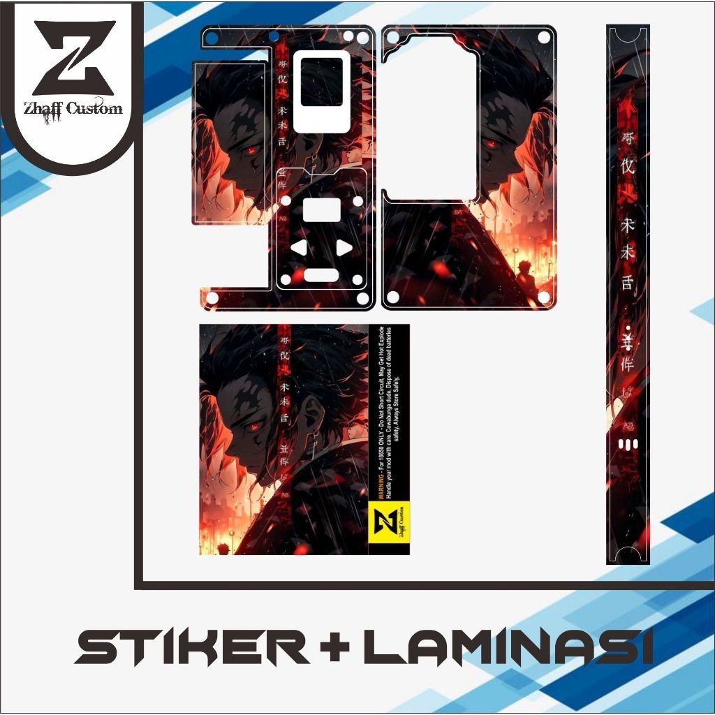 

*PromoTerjangkau* Acces Anti Luntur Bahan Zhaff Garskin Wrap Stiker Premium / X Casing Case COD