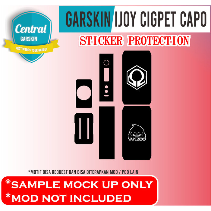 

*PromoTerjangkau* Cigpet Capo Stikter Pelindung 01 Garskin Wrap Stiker Premium / X Casing Case COD