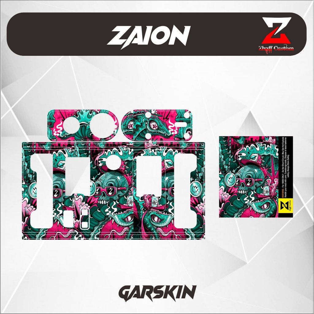

*PromoTerjangkau* Acces Zhaff Vynil Laminasi Zaion Anti Luntur Garskin Wrap Stiker Premium / X Casing Case COD