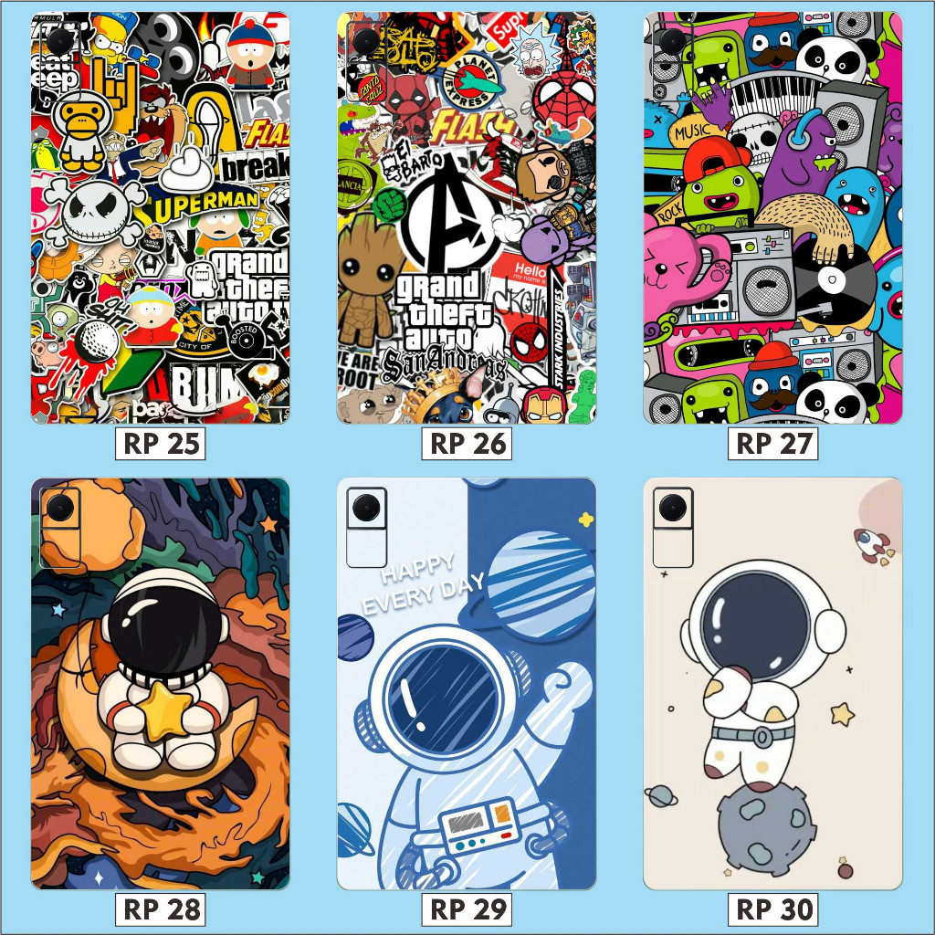 

*PromoTerjangkau* Xiaomi Redmi Pad Garskin Wrap Stiker Premium / X Casing Case COD