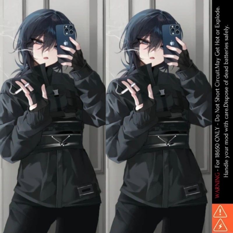 

*PromoTerjangkau* Jaka Stiker Wrap Baterai 18650 Cool Anime Untuk Melindungxi Dan Mempercantik Battery Garskin Premium / X Casing Case COD