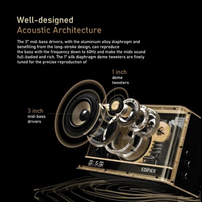 Sale Edifier Qd35 Qd 35 Tabletop Hi-Res Audio Wireless Bluetooth Speaker