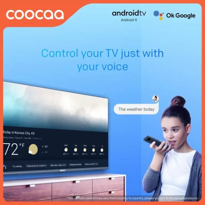 Coocaa Smart Led Tv 32 Inch Digital Tv Android 11 Hdr10 (Coocaa 32S7G)